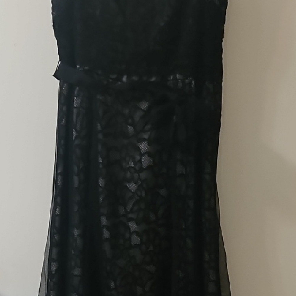Laundry By Shelli Segal Black Lace Dress